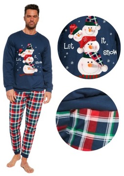 Cornette SNOWMAN 115/236 piżama męska święta świąteczna XXL
