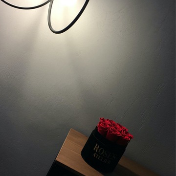 Цветочная коробка красная ETERNAL ROSES от Roses Atelier