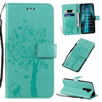 Etui z klapką do Xiaomi Redmi Note 8 Pro zielony
