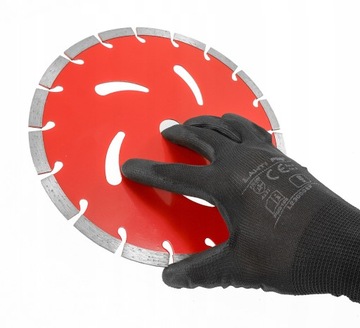 TARCZA DIAMENTOWA SEGMENTOWA DO BETONU KOSTKI KAMIENIA 230MM x 22,2 SEGMENT