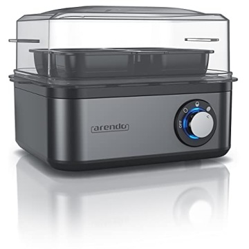 ЯЙЦОВАРКА НА 8 ЯИЦ, 500 ВТ, РЕГУЛИРУЕМАЯ НЕРЖАВЕЮЩАЯ СТАЛЬ GW