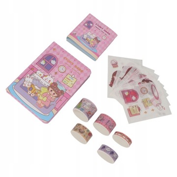 Zestaw japońskich naklejek papierowych Cute