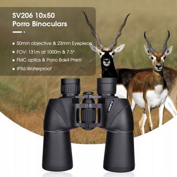 Бинокль SV206 10x50 Мощный профессионал