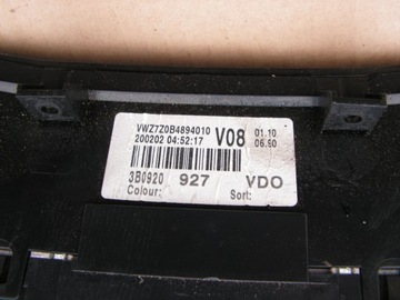 VW PASSAT B5 FL ЧАСЫ СЧЕТЧИКА 3B0920 927A 805A
