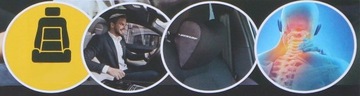 Подушка для подголовника для путешествий DUNLOP из пены с эффектом памяти