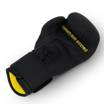 Боксерские перчатки StormCloud Boxing Pro, черные, 16 унций