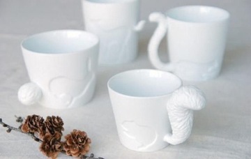 КРУЖКА С БЕЛИЧЬИМ ХВОСТОМ.КРУЖКА БЕЛКИ