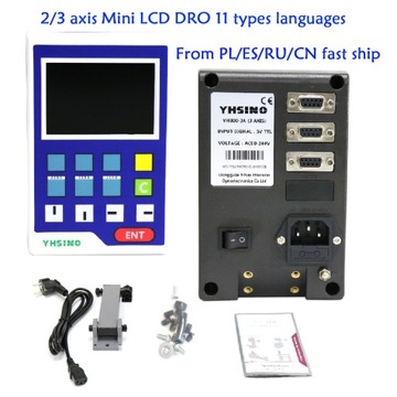 Styl DRO 11 języków Mini LCD DRO Kit cyfrowy wyświ
