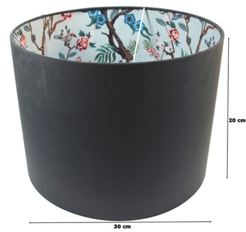 Персонализированный двухсторонний абажур 30х20.