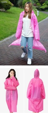 Vanzlife с толстым водонепроницаемым дождевиком для пешего туризма и велоспорта на открытом воздухе с капюшоном