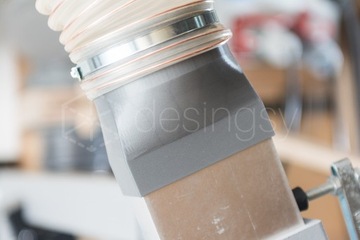 Переходник редукционный алюминиевый профиль 100х40 на спиро 100