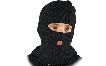 Kominiarka zimowa CZKOM czarna 2 otwory
