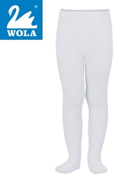 Rajstopy WOLA dziecięce r 56-62 Bianco