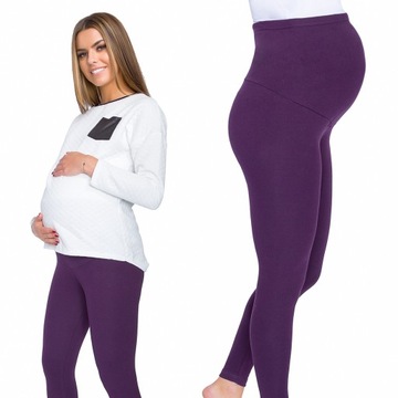 OCIEPLANE CIĄŻOWE LEGGINSY Z PANELEM ZIMOWE 3XL
