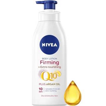 NIVEA BALSAM DO CIAŁA Q10 UJĘDRNIAJĄCY z olejem arganowym do skóry suchej