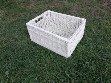 ПЛЕТЕНАЯ КОРЗИНА ПОЛКА 40x30