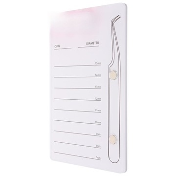 ПОДСТАВКА ДЛЯ АКРИЛОВЫХ РЕСНИЦ | ДОСКА ДИСПЛЕЯ (7 15 ММ)