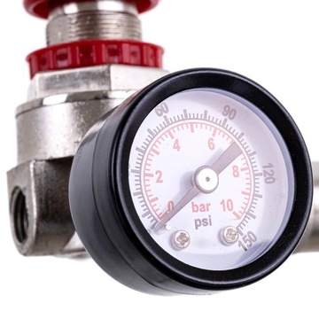 Редуктор с манометром для компрессора YQ-22 + быстроразъемный разъем «мама»