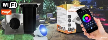 ВНЕШНИЙ СВЕТОДИОДНЫЙ НАЗЕМНЫЙ ФОНАРЬ, ФАРА ДВИЖЕНИЯ, ПРИМЕНЕНИЕ СВЕТОДИОДА GU10 RGB