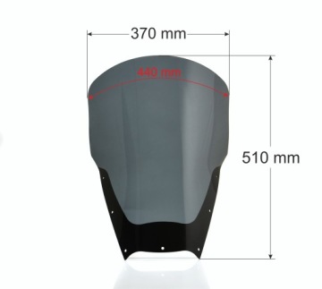 Туристическое лобовое стекло Yamaha TDM 900 2002-2010 newway, высокое лобовое стекло мотоцикла