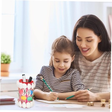 Органайзер для 2 ручек, настольный держатель для старых чашек, пенал для хранения