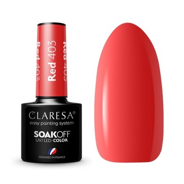 Claresa Lakier Hybrydowy Red 403 5ml