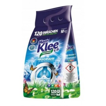 Klee proszek do prania 10kg Universal folia 120WL