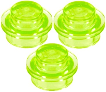 20035a LEGO 4073 6240223 pł. 1x1 neon zielony 3szt