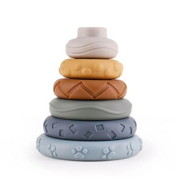 МЯГКИЕ РЕЗИНОВЫЕ СЕНСОРНЫЕ БЛОКИ, ПРОРЕЗЫЧКИ, БУКВЫ, БАШНЯ, ДИСКИ, МЕДВЕДЬ КОАЛА