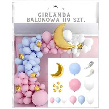 Girlanda balonowa balony zestaw balonów DZIEŃ DZIECKA BABY SHOWER urodziny
