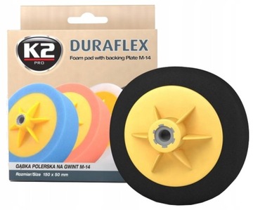 K2 - DURAFLEX - GĄBKA POLERSKA - WYKOŃCZENIOWA CZARNA - M14