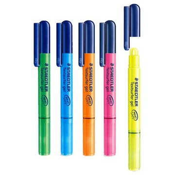 1шт STAEDTLER 264 Гелевая ручка-хайлайтер Textsurfer Вращающаяся гелевая помада для губ