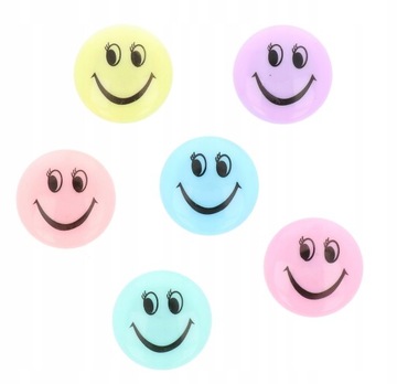 МАГНИТЫ НА ХОЛОДИЛЬНИК SMILE ЦВЕТНЫЕ ДОСКИ НАБОР МАГНИТОВ ПАСТЕЛИ 12 шт.