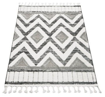 DYWAN SHAGGY BOHO DO SALONU SYPIALNI MIĘKKI WŁOS Z FRĘDZLAMI 60x100 CM
