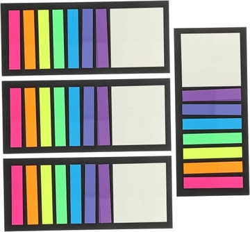 3 шт. 4 ультратонких индексных наклейки, закладки, лента с подсветкой