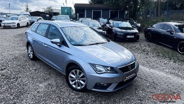 Seat Leon III ST Facelifting 1.6 TDI 115KM 2017 Seat Leon 1.6 tdi radar Navi kamera ledy full serwis 1 wl jak nowy 1.rok g, zdjęcie 1