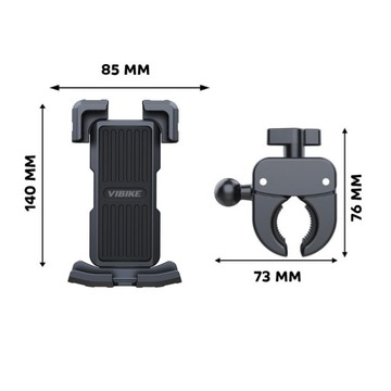 ВЕЛОСИПЕДНОЕ КРЕПЛЕНИЕ VIBIKE STRONG ДЛЯ ТЕЛЕФОНА, МОТОЦИКЛА, РУЛЯ, СКУТЕРА, GPS