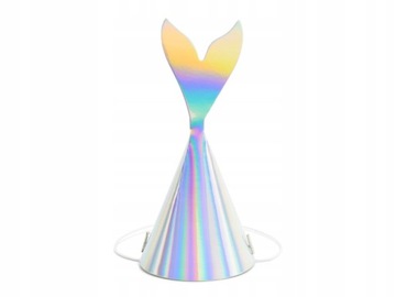 Czapka Czapeczki Syrenka Mermaid 6 Sztuk Party