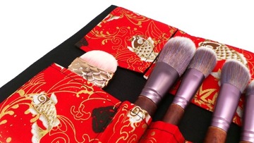 Чехол для кистей для макияжа, органайзер на завязках.