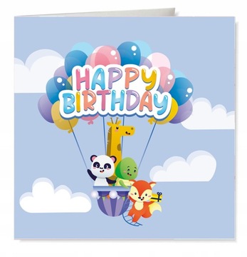 ZAPROSZENIA na Urodziny Birthday KOPERTY 10 szt.
