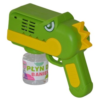 PISTOLET DO BANIEK MYDLANYCH APARAT BLU PŁYN MASZYNKA GENERUJĄCA FRU BĄBELK