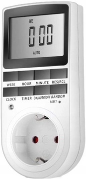 Programator Czasowy Włącznik Wyłącznik Prądu Timer LCD
