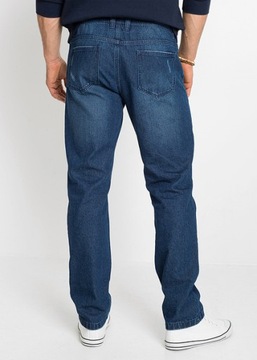 B.P.C męskie jeansy przetarcia, modne r.33