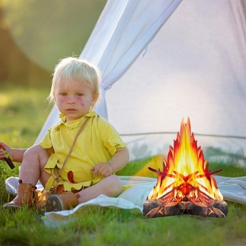 Кемпинг Костер Картонная вечеринка Пламя