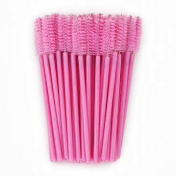 100Pcs Disposable Micro Eyelash Comb Brush Sp