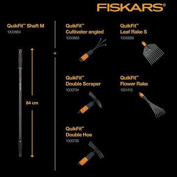 Грабли для метлы Fiskars QuikFit Medium