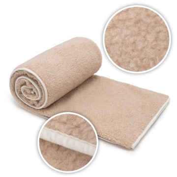 KOC WEŁNIANY 220x200 WEŁNA 100% MERYNOS AUSTRALIJS