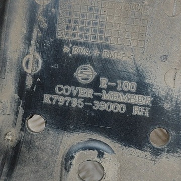 SSANGYONG KORANDO 2022 ZADNÍ STRANA PRAVÁ HMOTA KUFRU DO KAROSÉRIE PICKUP