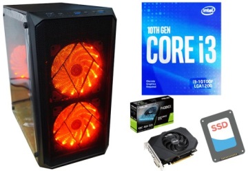 KOMPUTER GRY CORE I3 GEFORCE GTX1650 SSD 8GB