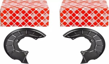 FEBI OSŁONY TARCZ HAMULCOWYCH PRZÓD AUDI SKODA SEAT VW